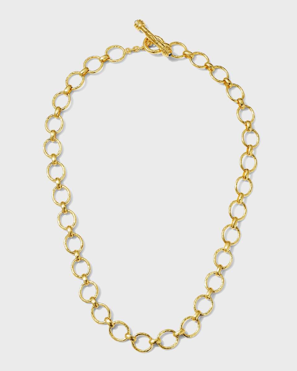 Positano Link Necklace W Stone Tog