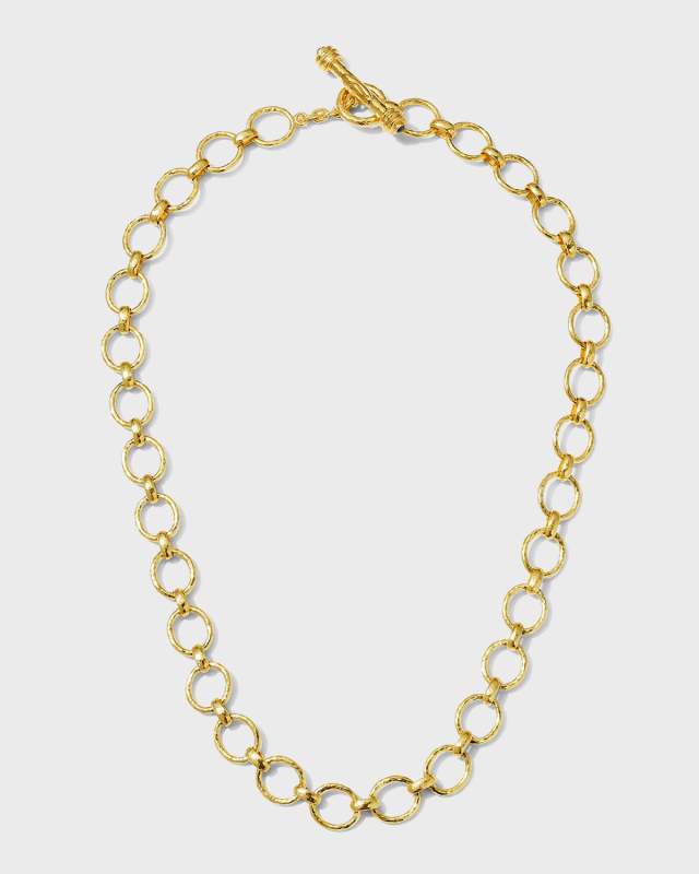 Positano Link Necklace W Stone Tog