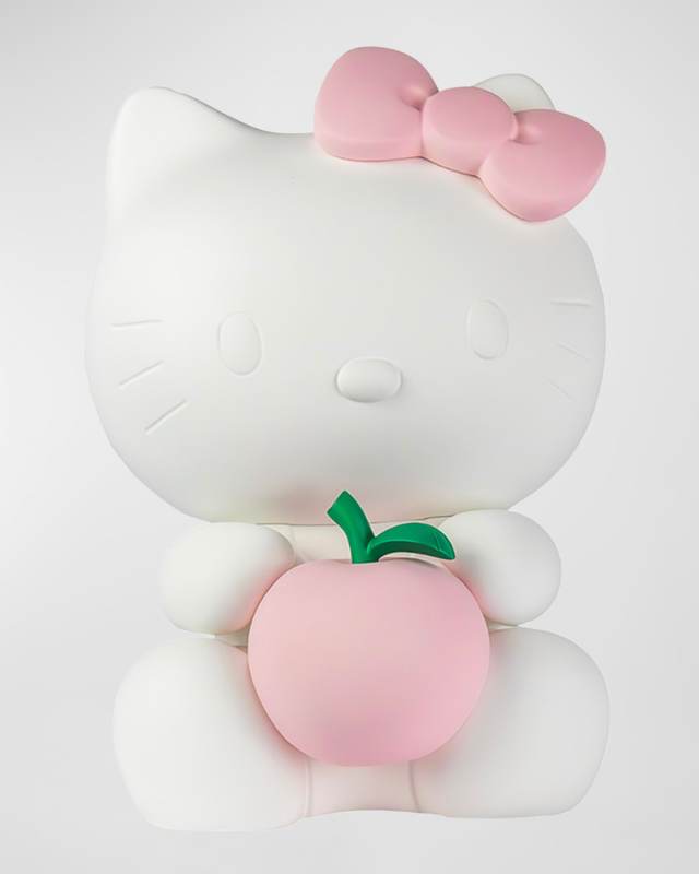 Hello Kitty Apple Figurine - Matte White & Pastel Pink