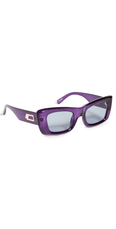 Le Specs Dopamine Limited Edition Sunglasses Dark Violet
