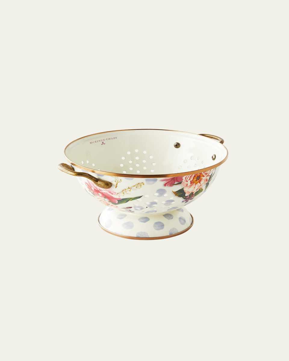 Wildflowers Enamel Large Colander