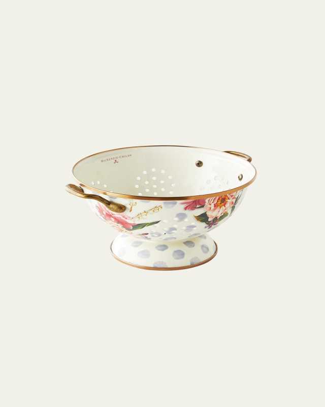 Wildflowers Enamel Large Colander