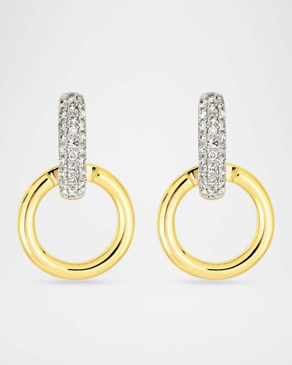 Diamond Horsebit Earrings