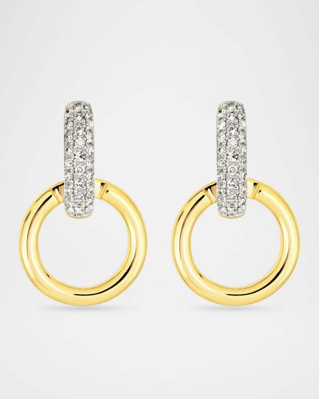 Diamond Horsebit Earrings