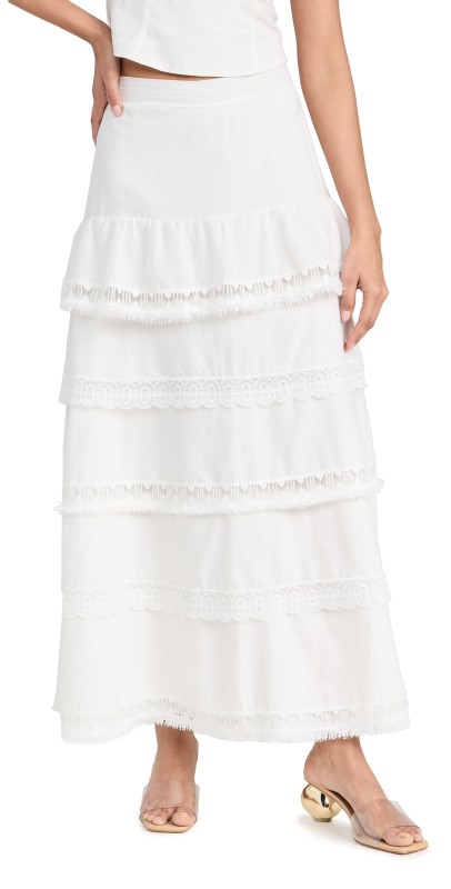 Peixoto Adina Skirt White
