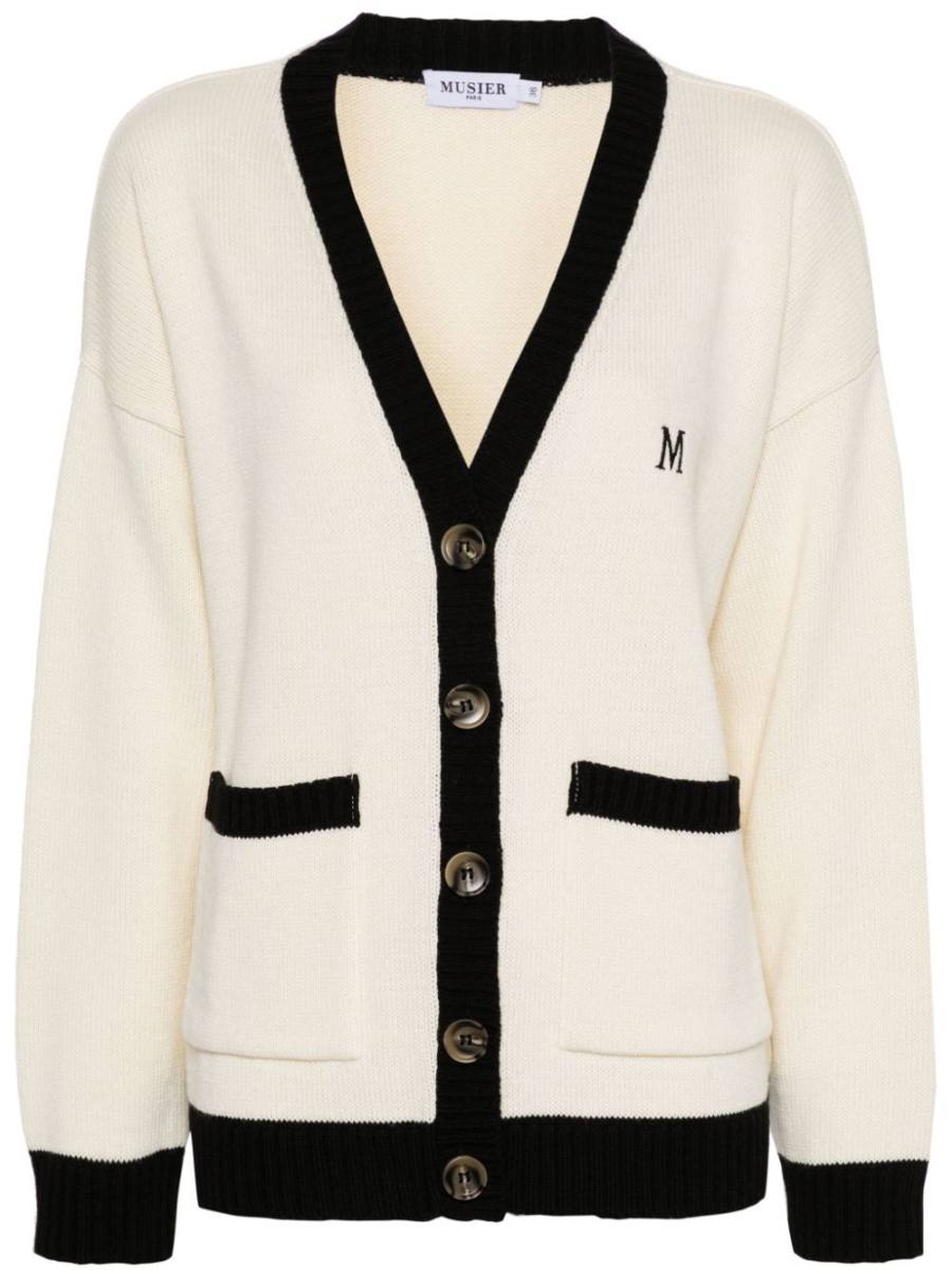 Louis fine-knit cardigan