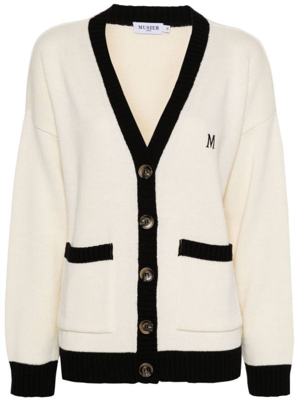 Louis fine-knit cardigan