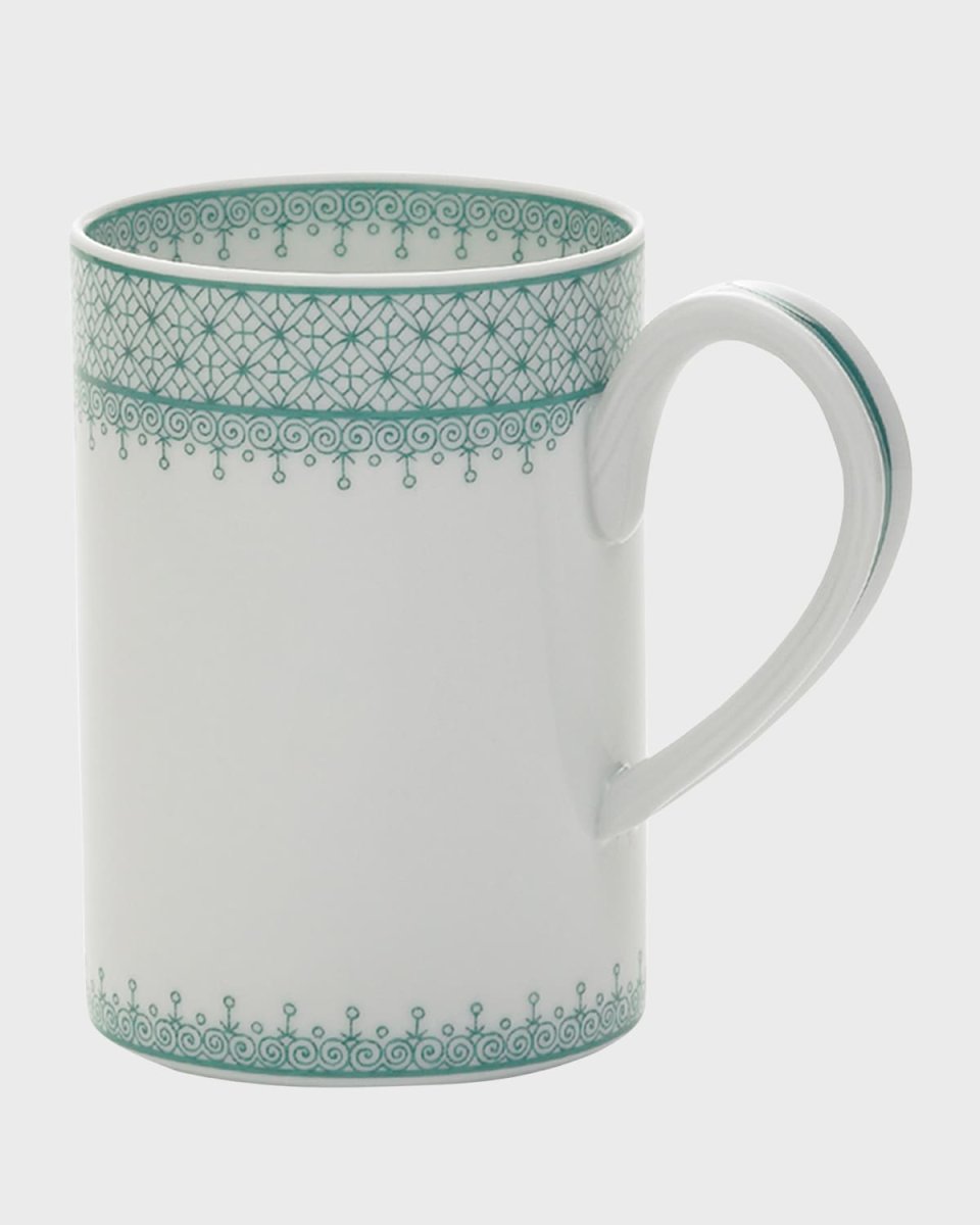 Green Lace Mug