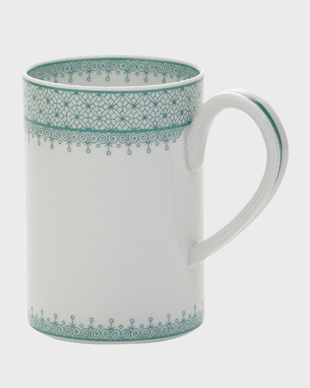 Green Lace Mug