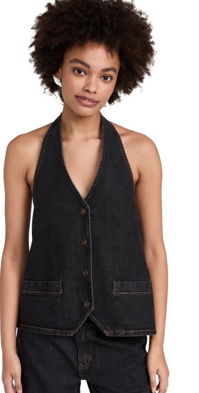 Lioness Hills Halter Top Charcoal