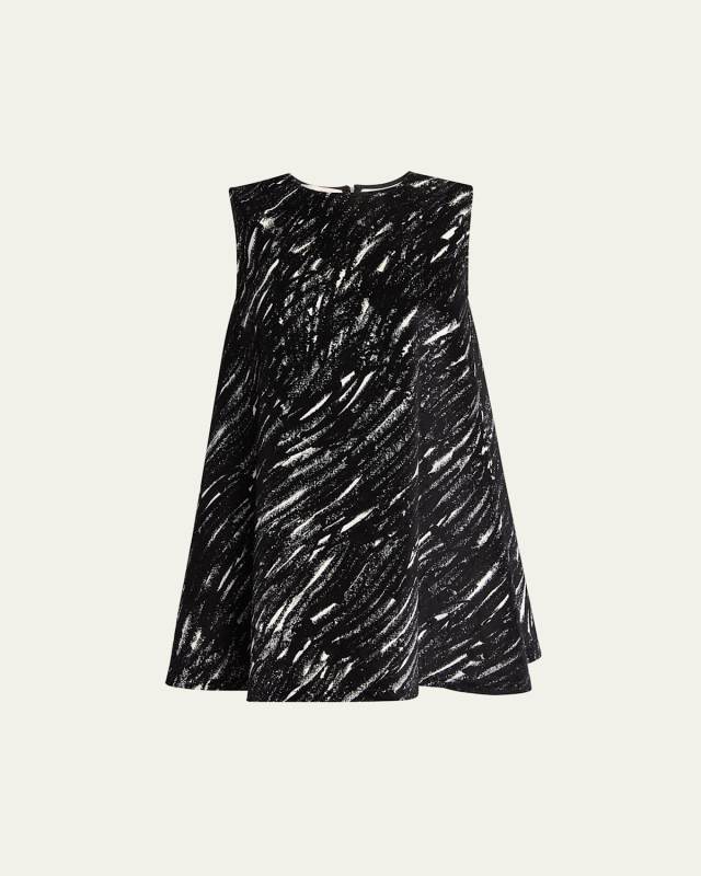Abstract Mini Dress
