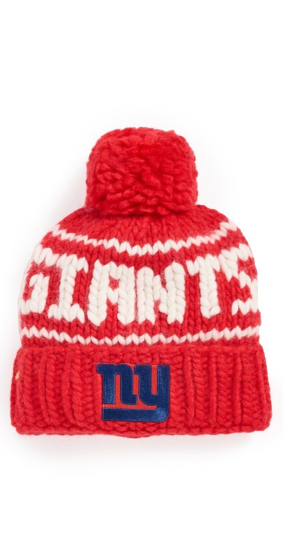 Lele Sadoughi Giants Beanie Red