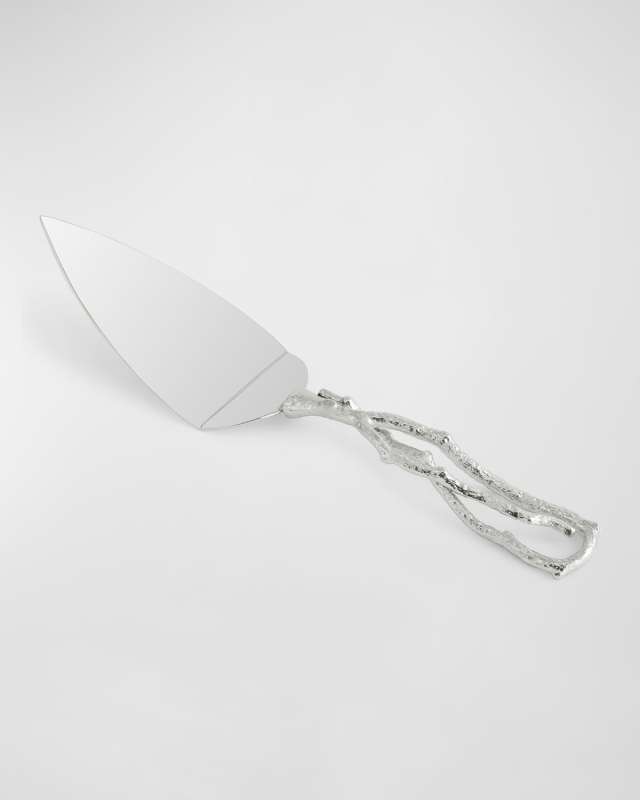 Pomegranate Silver & Gold Cake Knife