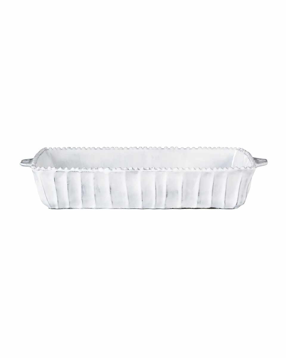 Incanto White Stripe Medium Baking Dish