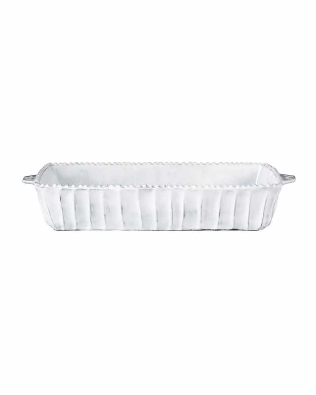 Incanto White Stripe Medium Baking Dish