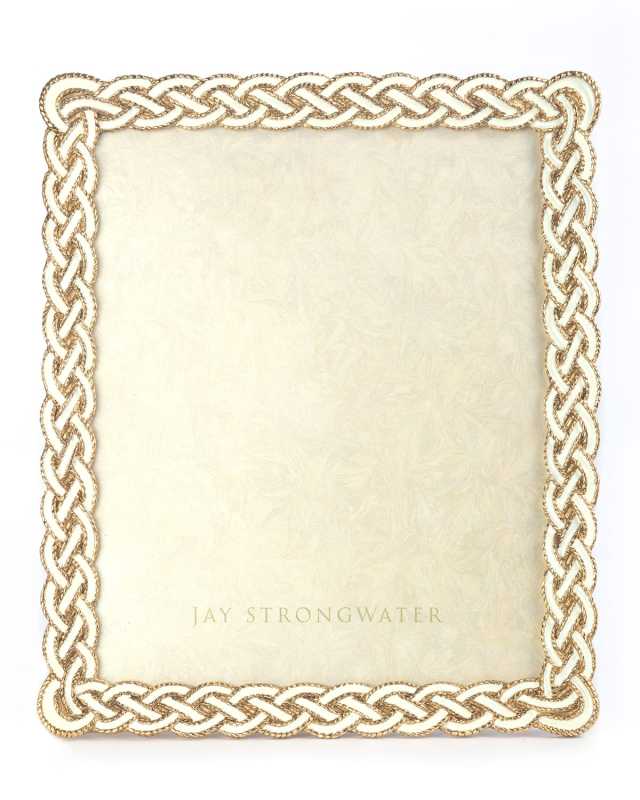 Cream Braided Picture Frame, 8" x 10"