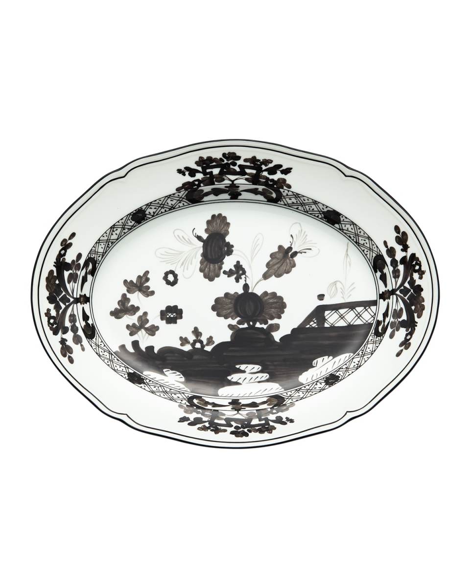 Oriente Italiano Oval Platter, Albus