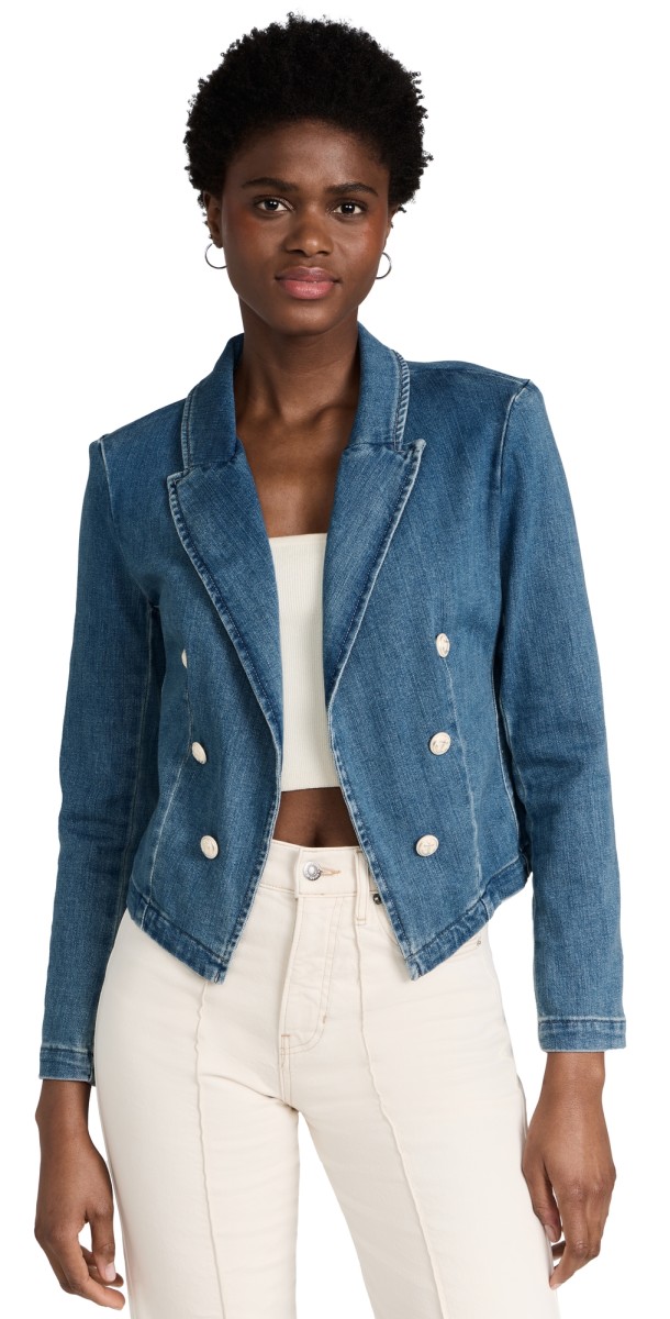 L'AGENCE Wayne Crop Double Breast Jacket Provo