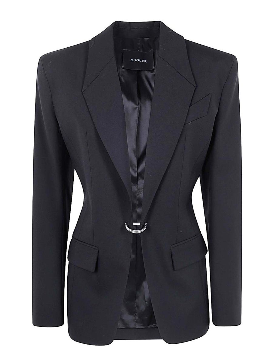 Mugler Veste Casual - Noir