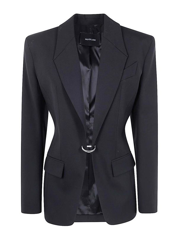 Mugler Veste Casual - Noir