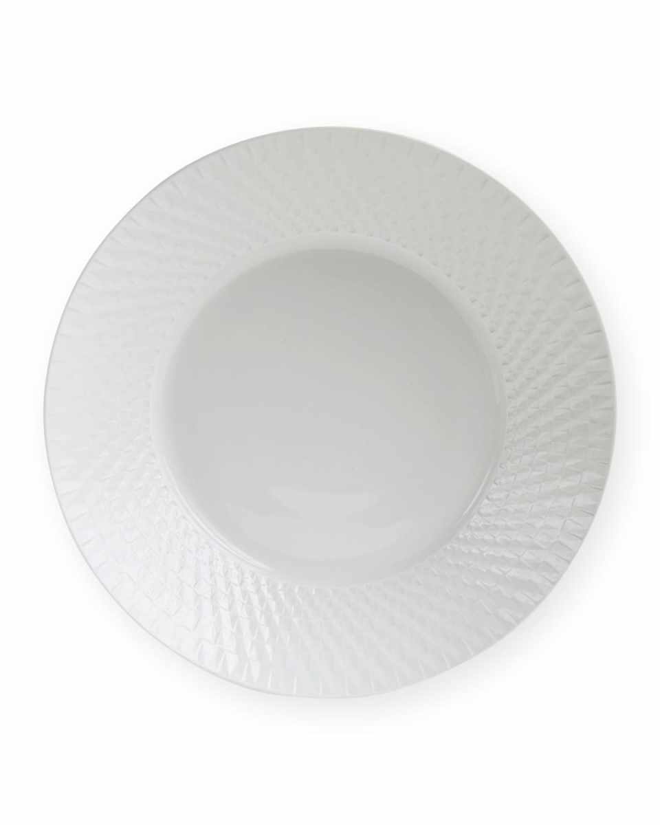Twist White Open Vegetable Dish