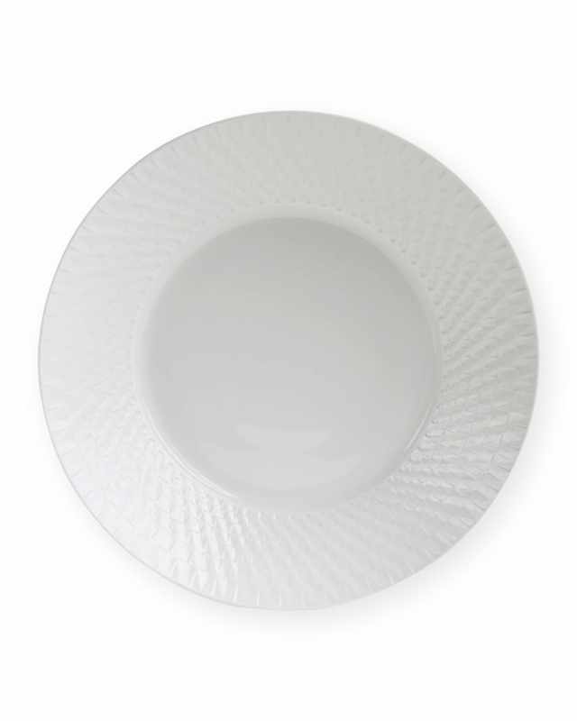 Twist White Open Vegetable Dish