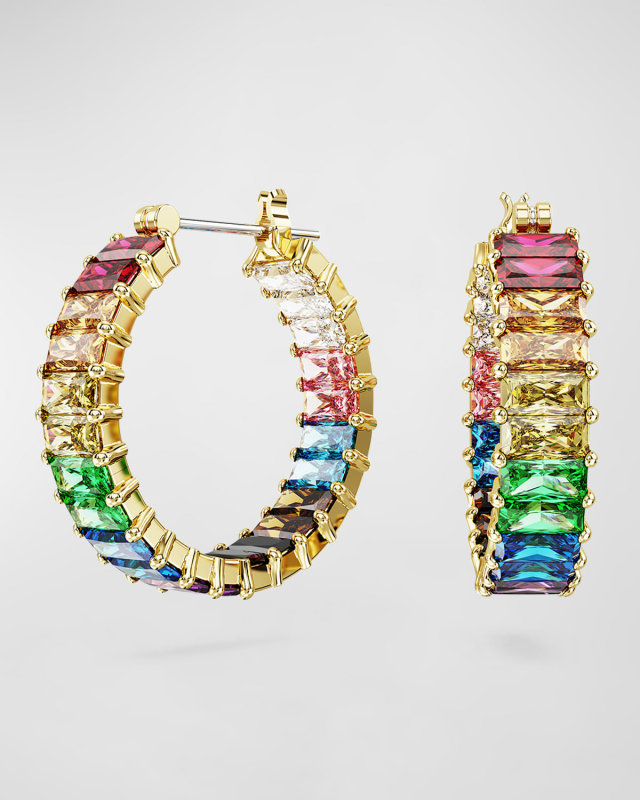 Matrix Hoop Earrings, Multi