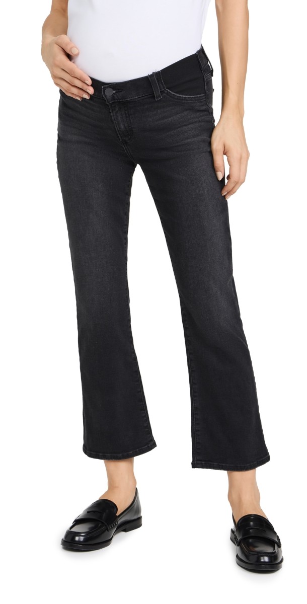 Joe's Jeans The Icon Crop Bootcut Maternity Jeans Delphine