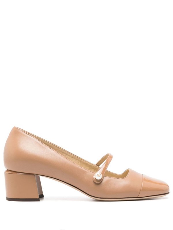Elisa 45mm leather pumps
