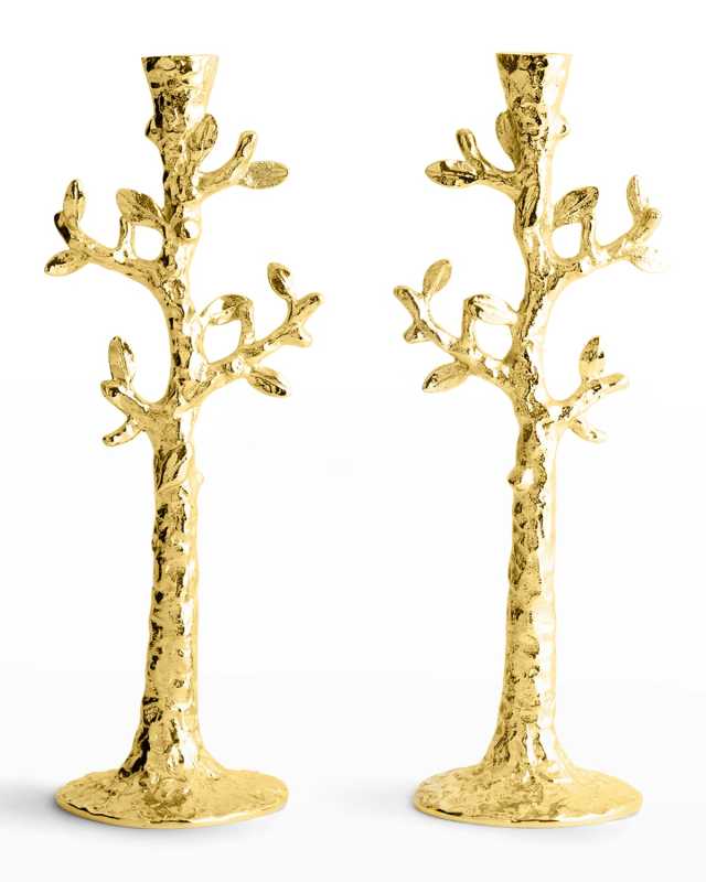 Tree of Life Candle Holders, Set of 2