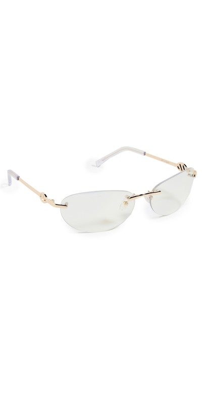 Le Specs Slinky Sunglasses Bright Gold