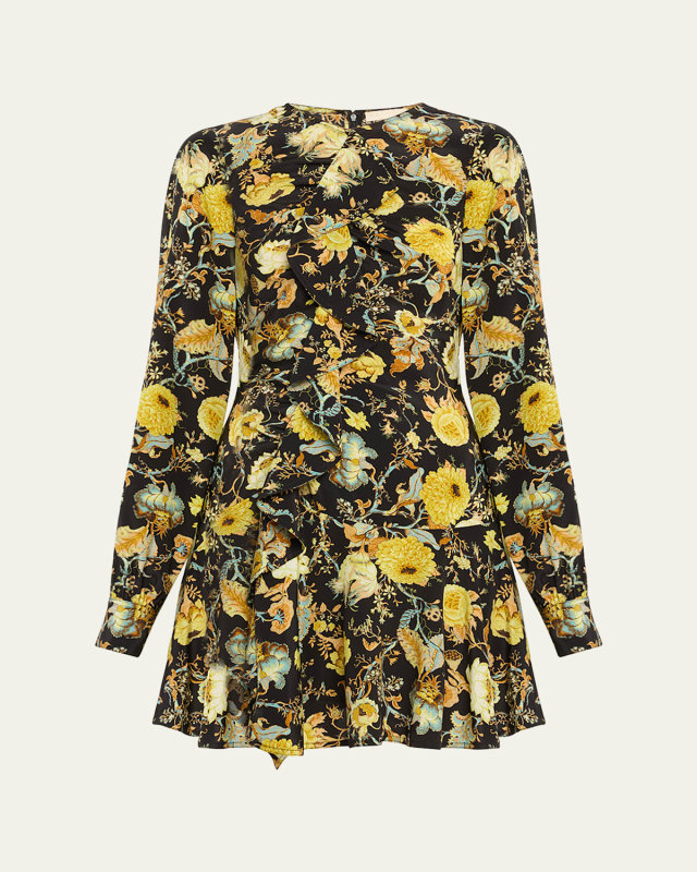 Salima Floral Ruffle Mini Dress
