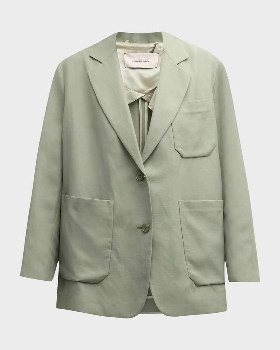 Summer Cruise Oversized Single-Breasted Jacket