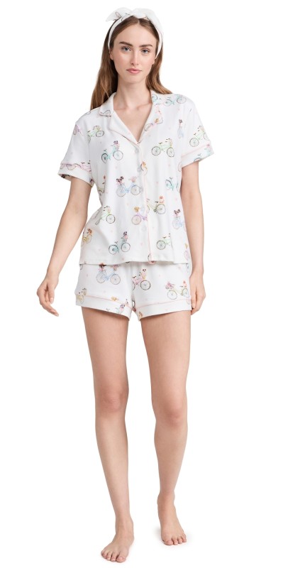 PJ Salvage Floral Market PJ Set Ivory