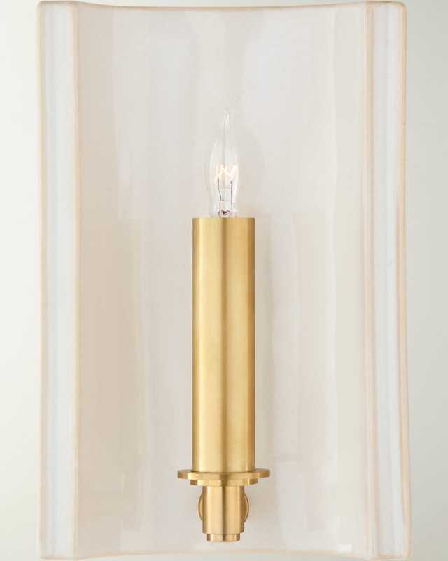 Leeds Small Rectangle Sconce By Christopher Spitzmiller