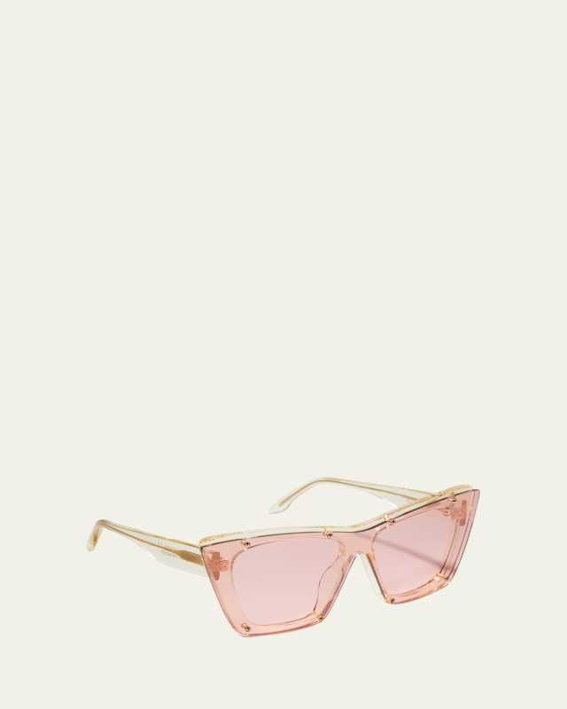 Studded Acetate Cat-Eye Sunglasses