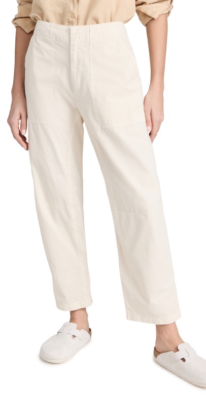 rag & bone Leyton Workwear Pants Ivory