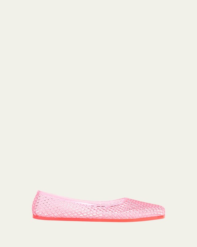 Iro Transparent Jelly Ballerina Flats