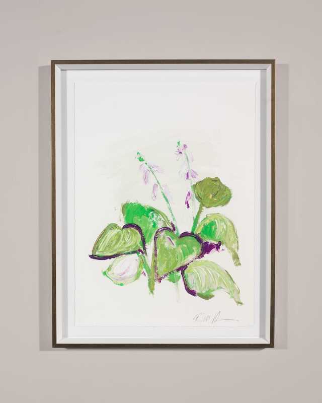 "White Glove Series - Hosta" Art Print by Robert Robinson