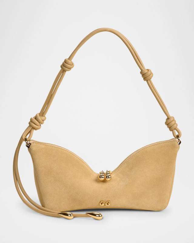 Mercier Zip Leather Shoulder Bag