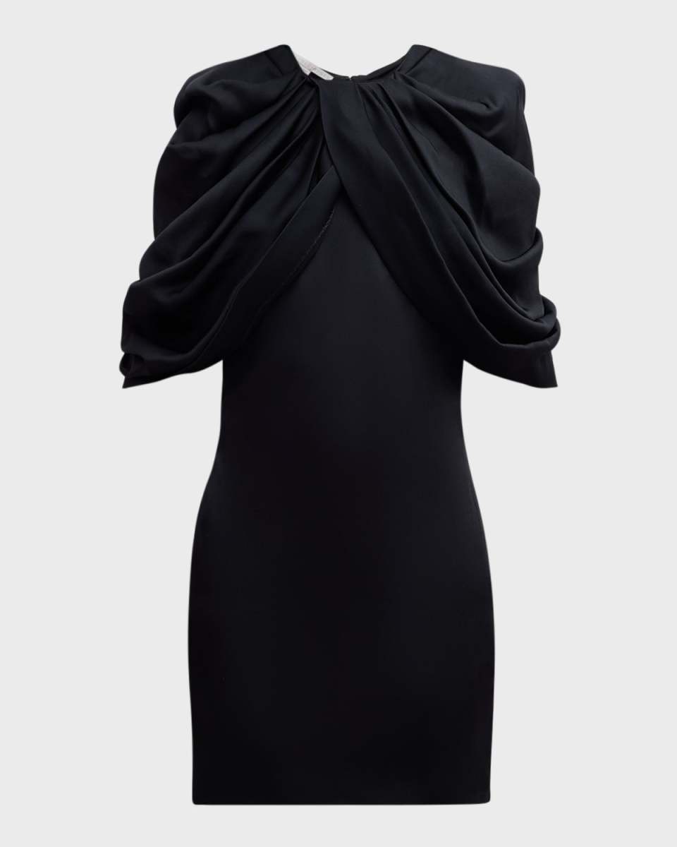Draped Mini Dress