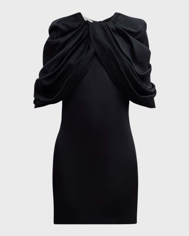 Draped Mini Dress