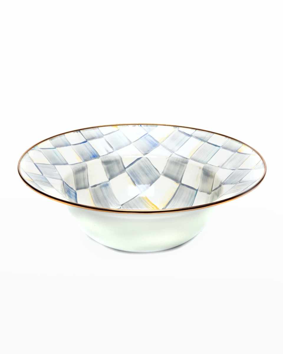 Sterling Check Serving Bowl