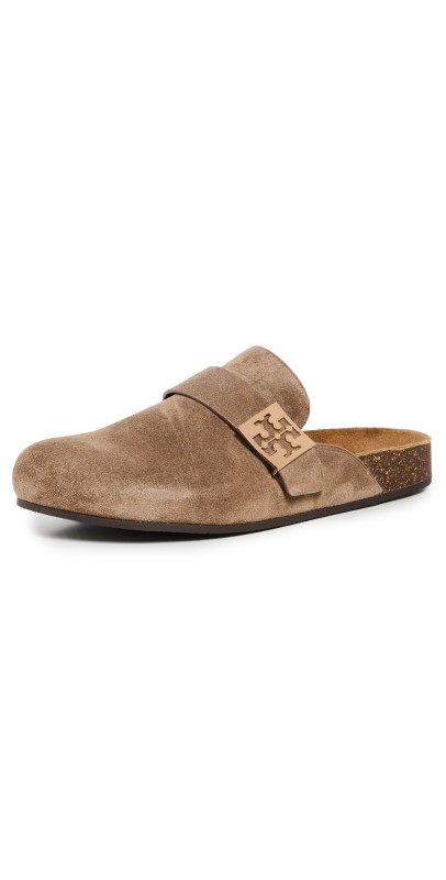 Tory Burch Mellow Mules River Rock/Gold