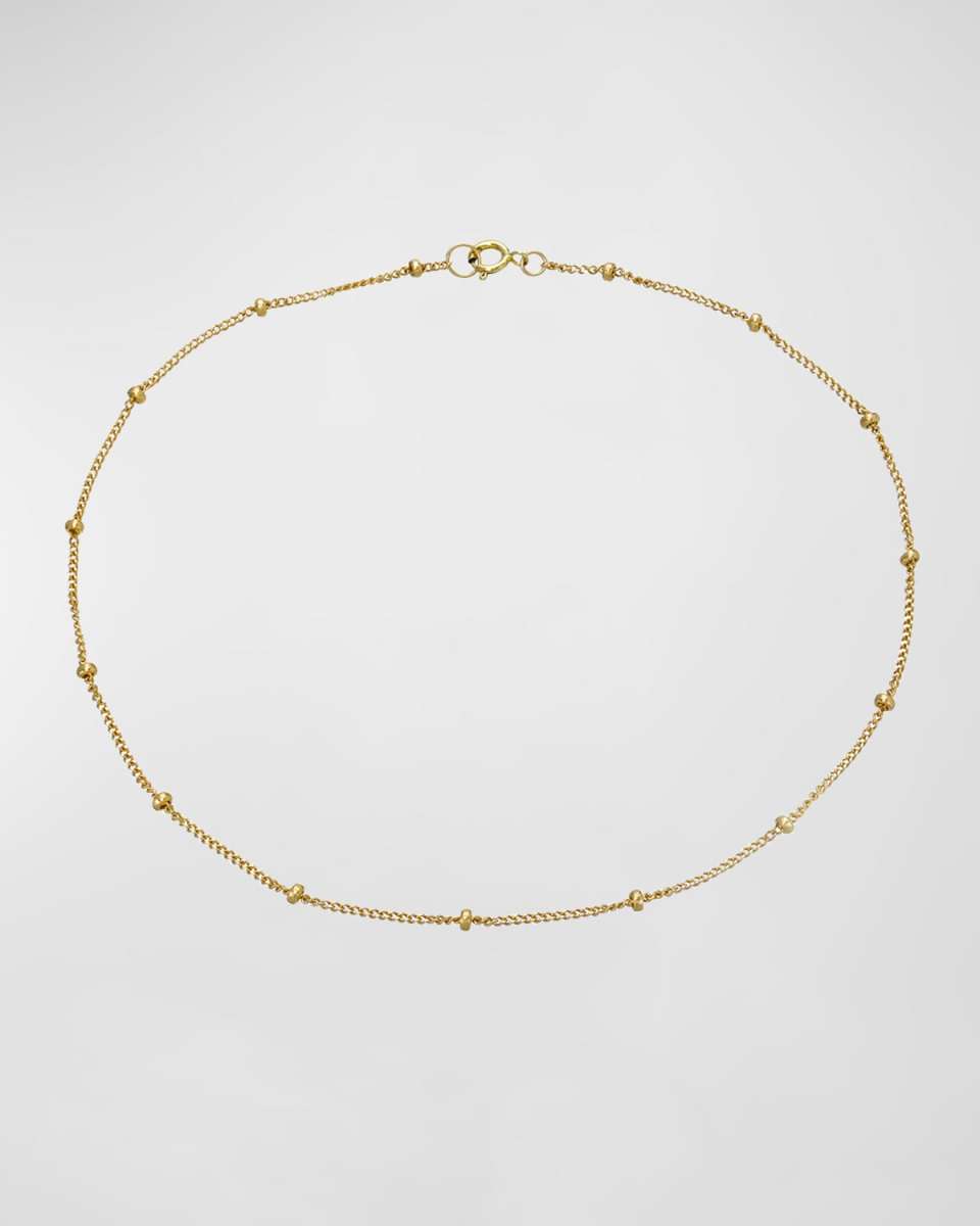 14K Gold Segment Chain Anklet