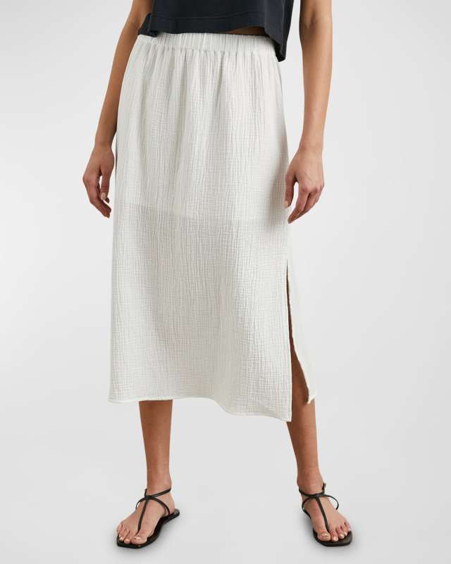 Soraya Gauze Midi Skirt