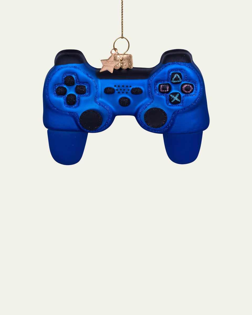 Blue Controller Christmas Ornament