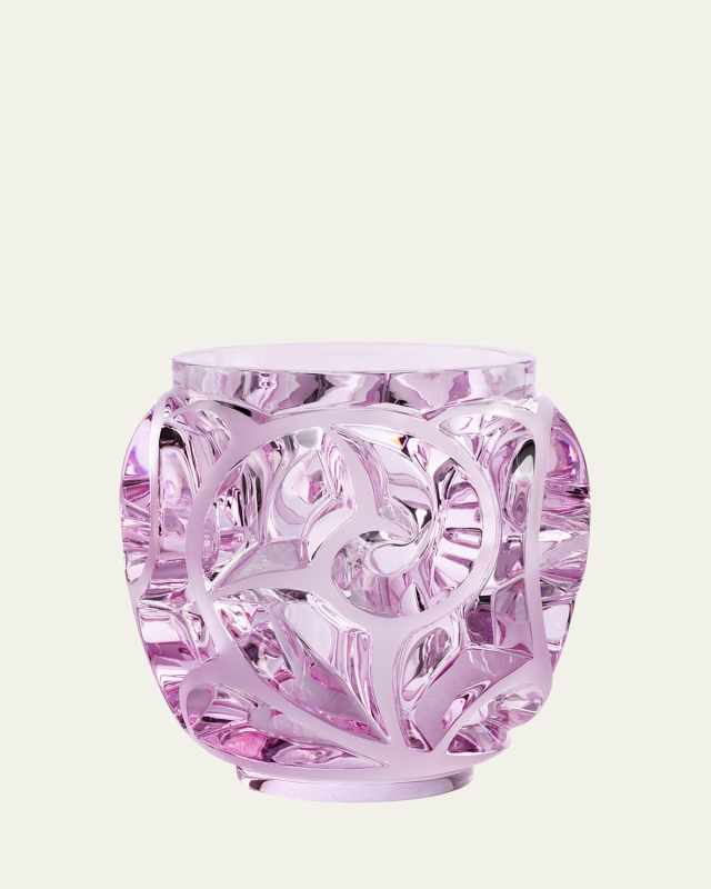 Tourbillons Pink Luster Vase, 5"