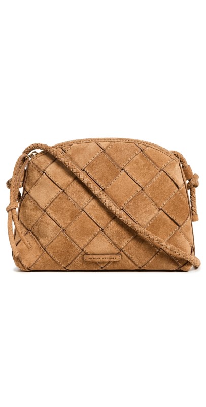 Loeffler Randall Mallory Woven Crossbody Bag Toffee