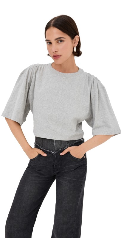 Isabel Marant Laurea Tee Light Grey